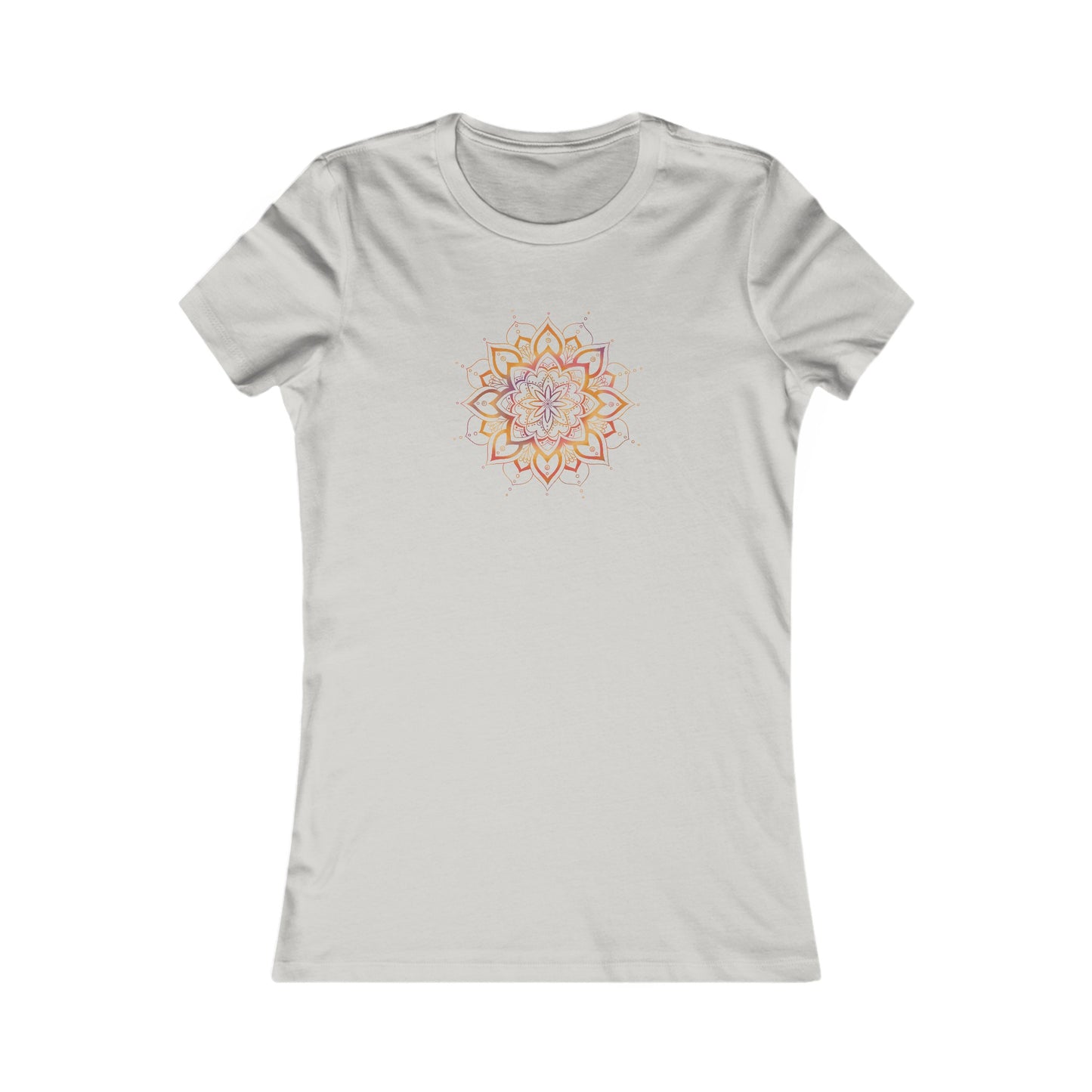 Colorful Mandala Fitted Tee (035)