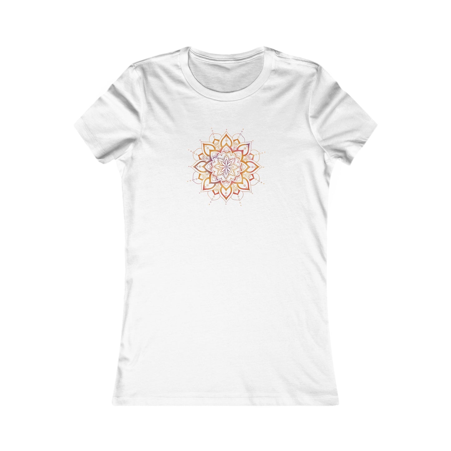 Colorful Mandala Fitted Tee (035)