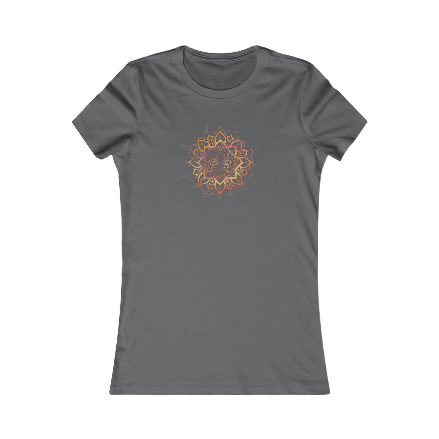 Colorful Mandala Fitted Tee (035)