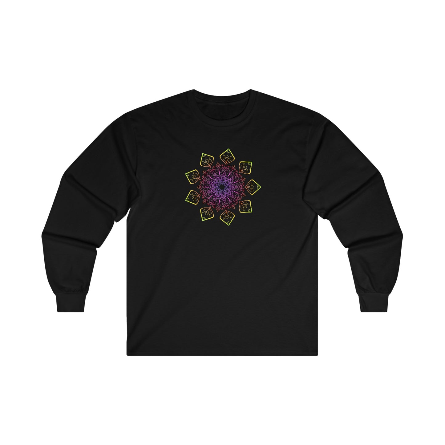 Colorful Mandala Long Sleeve Tee (002)