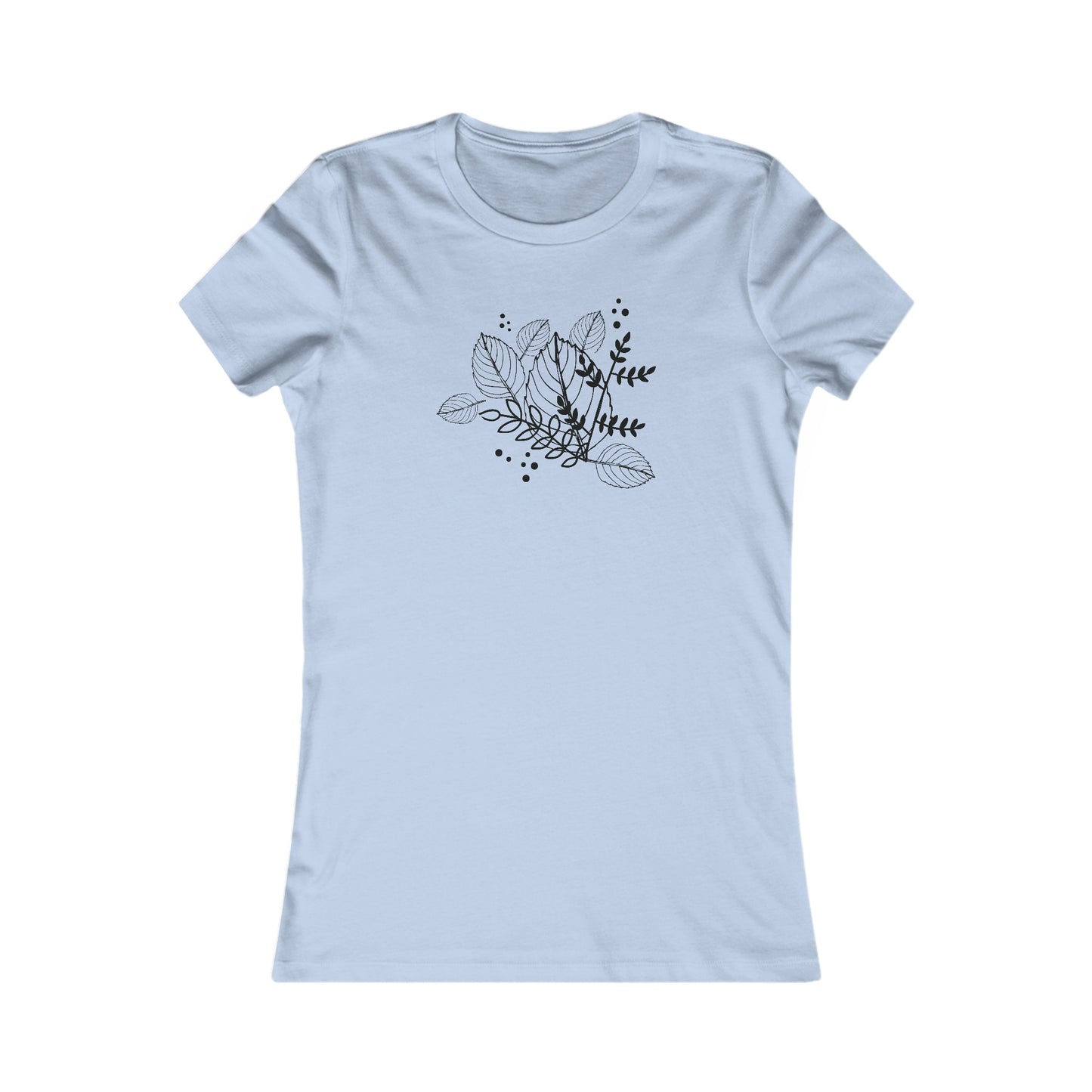 Leafy Fitted Tee