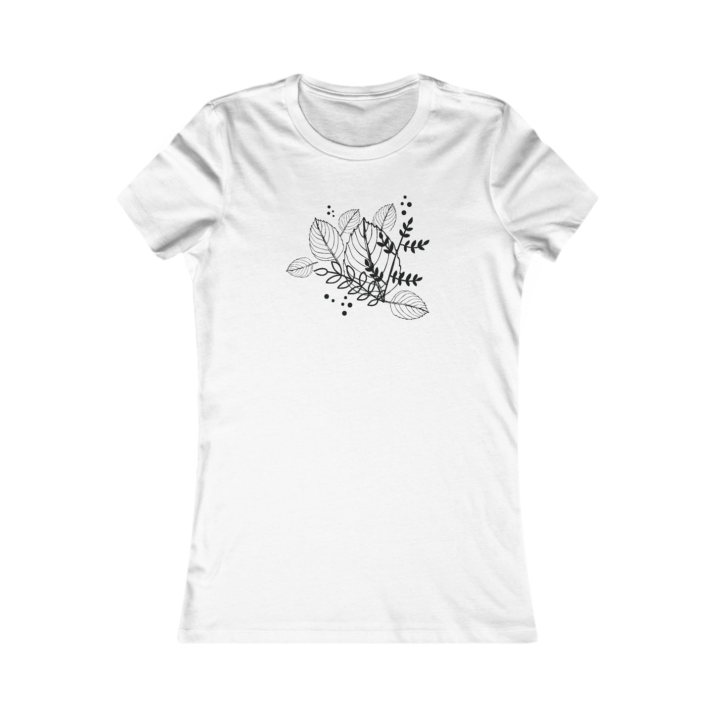 Leafy Fitted Tee