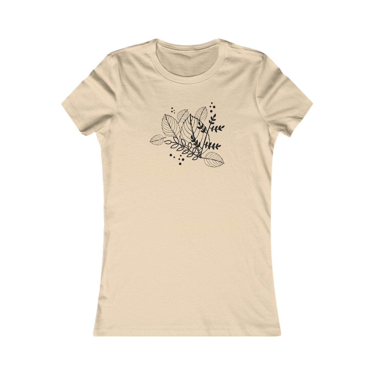 Leafy Fitted Tee