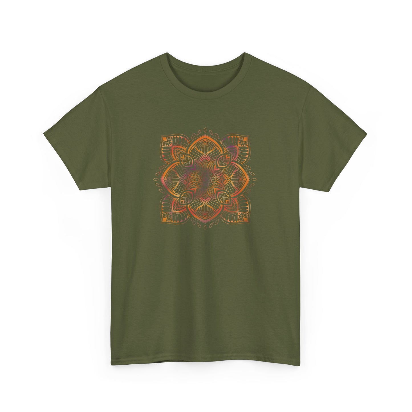 Colorful Mandala Short Sleeve Tee (034)