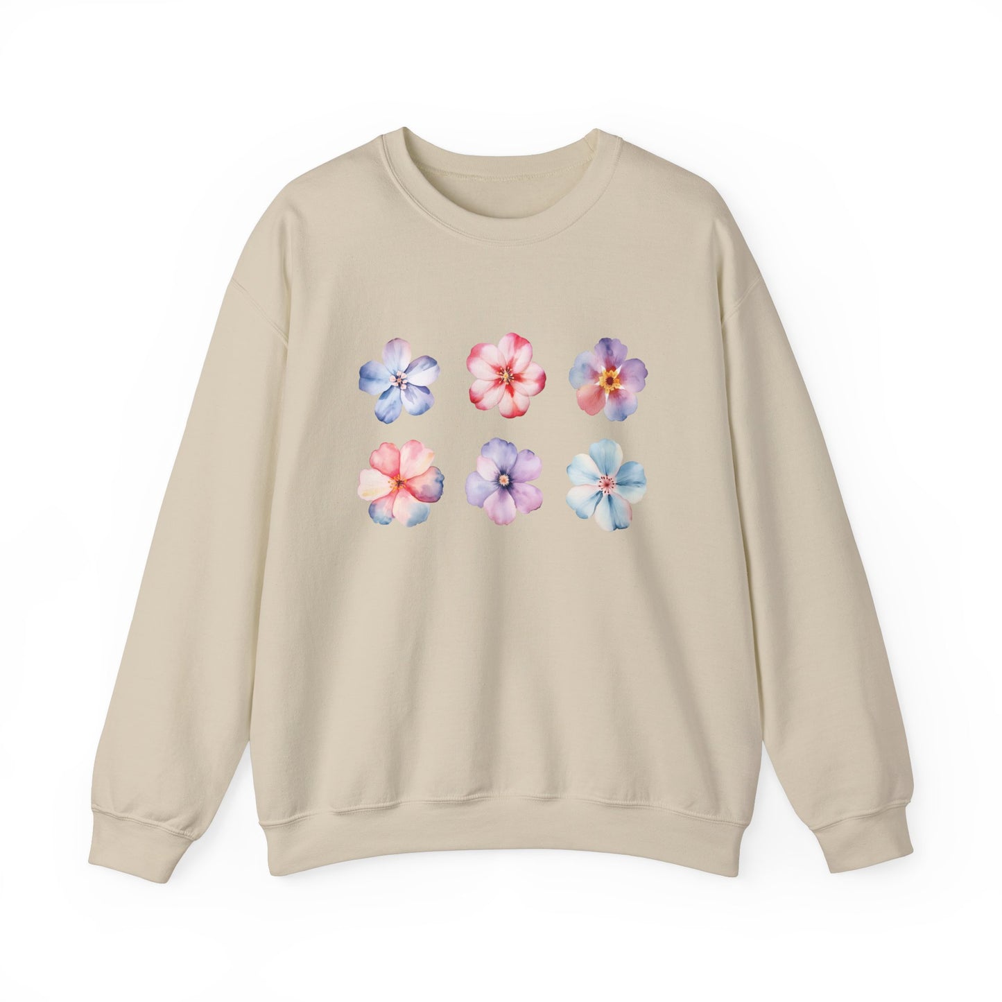 Watercolor Flowers Set Sweatshirt