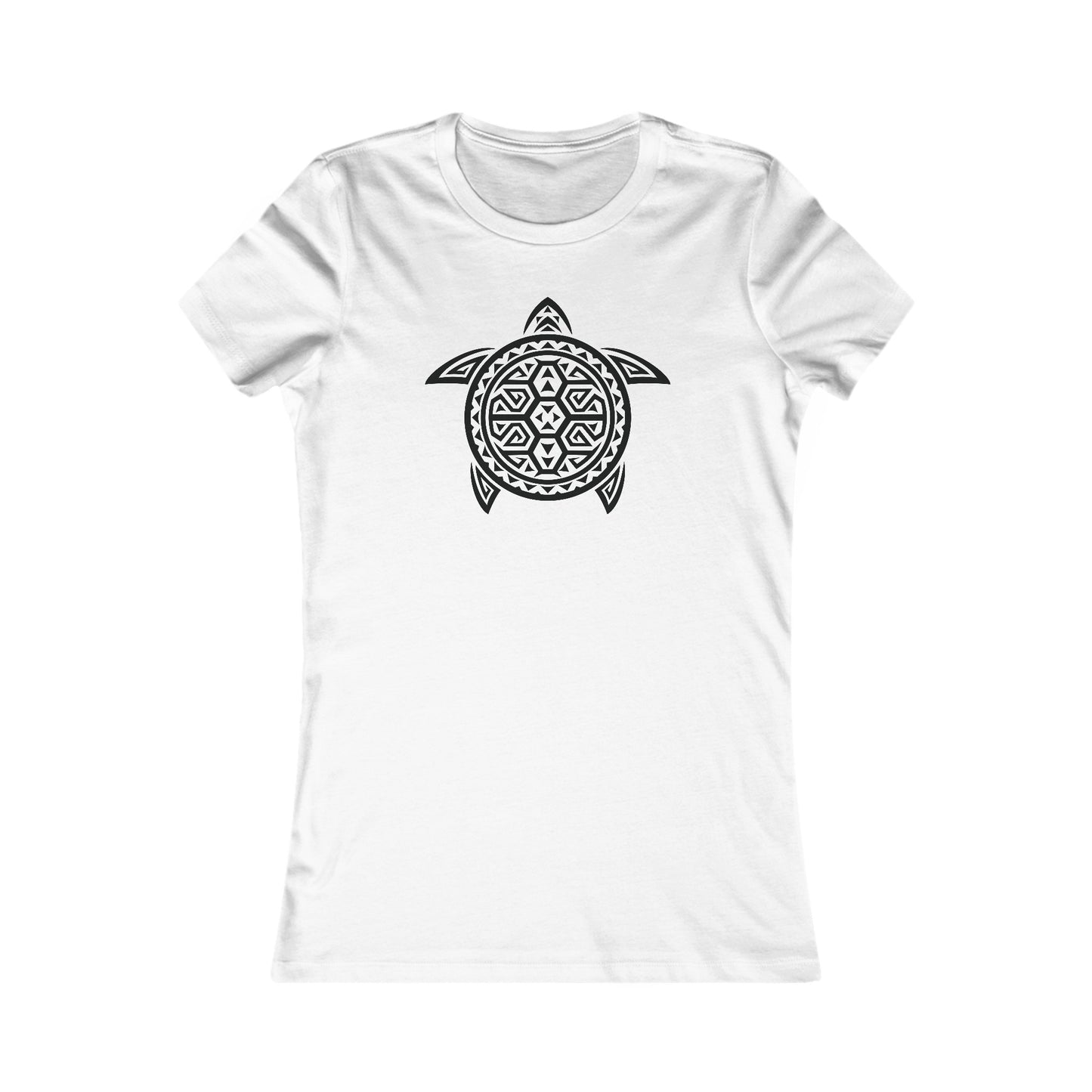 Abstract Turtle Fitted Tee