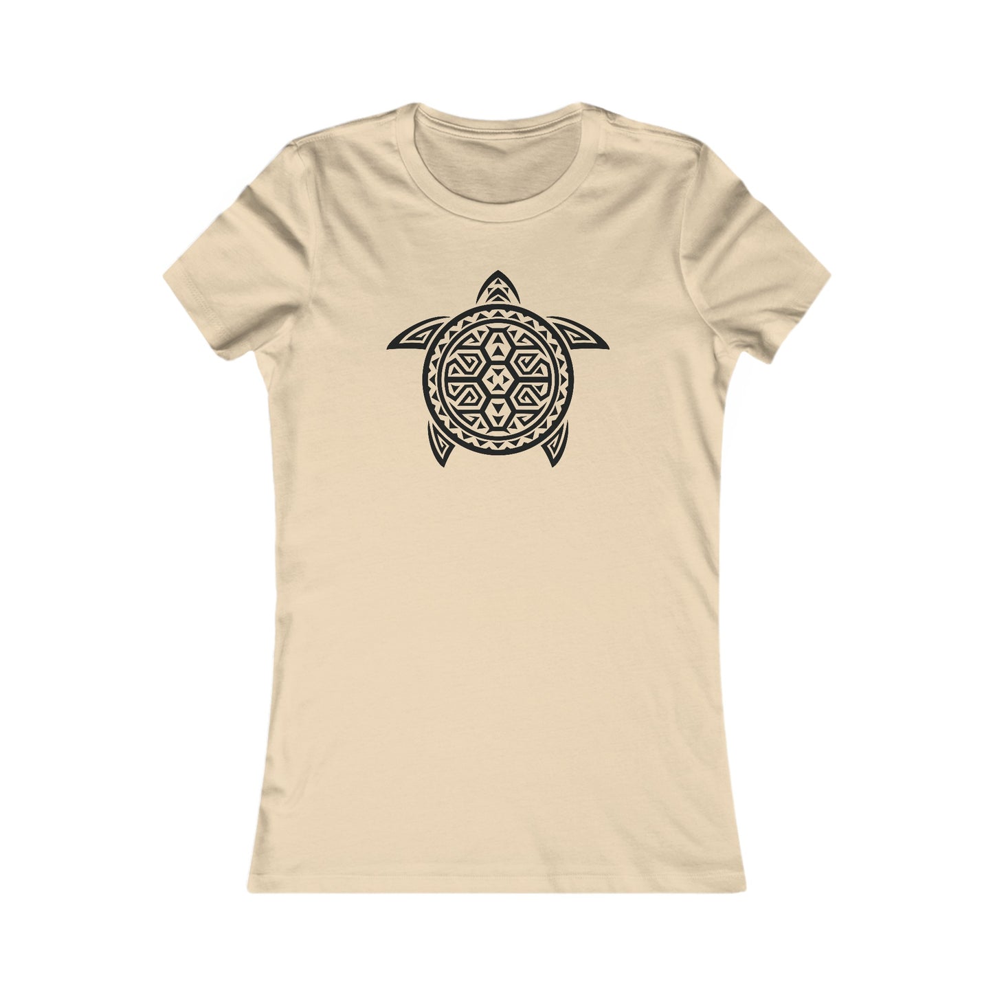 Abstract Turtle Fitted Tee