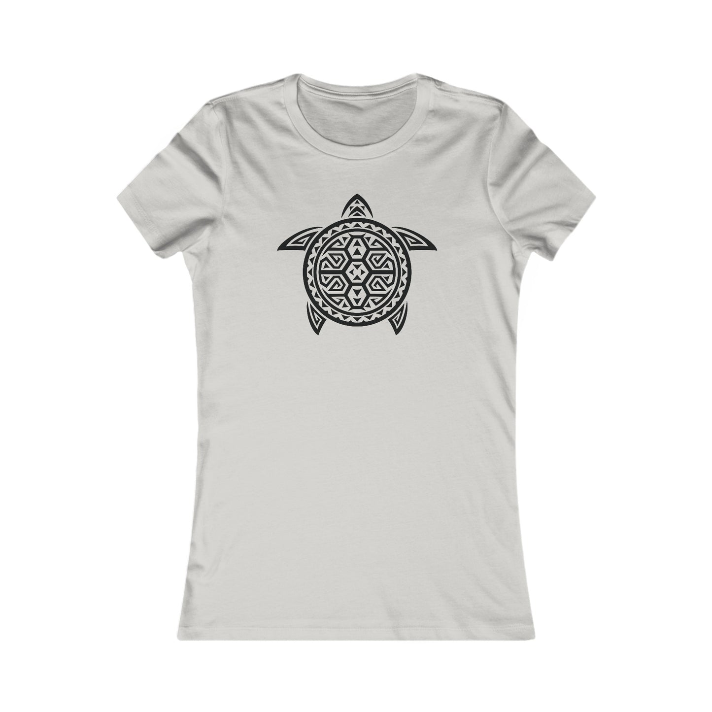 Abstract Turtle Fitted Tee