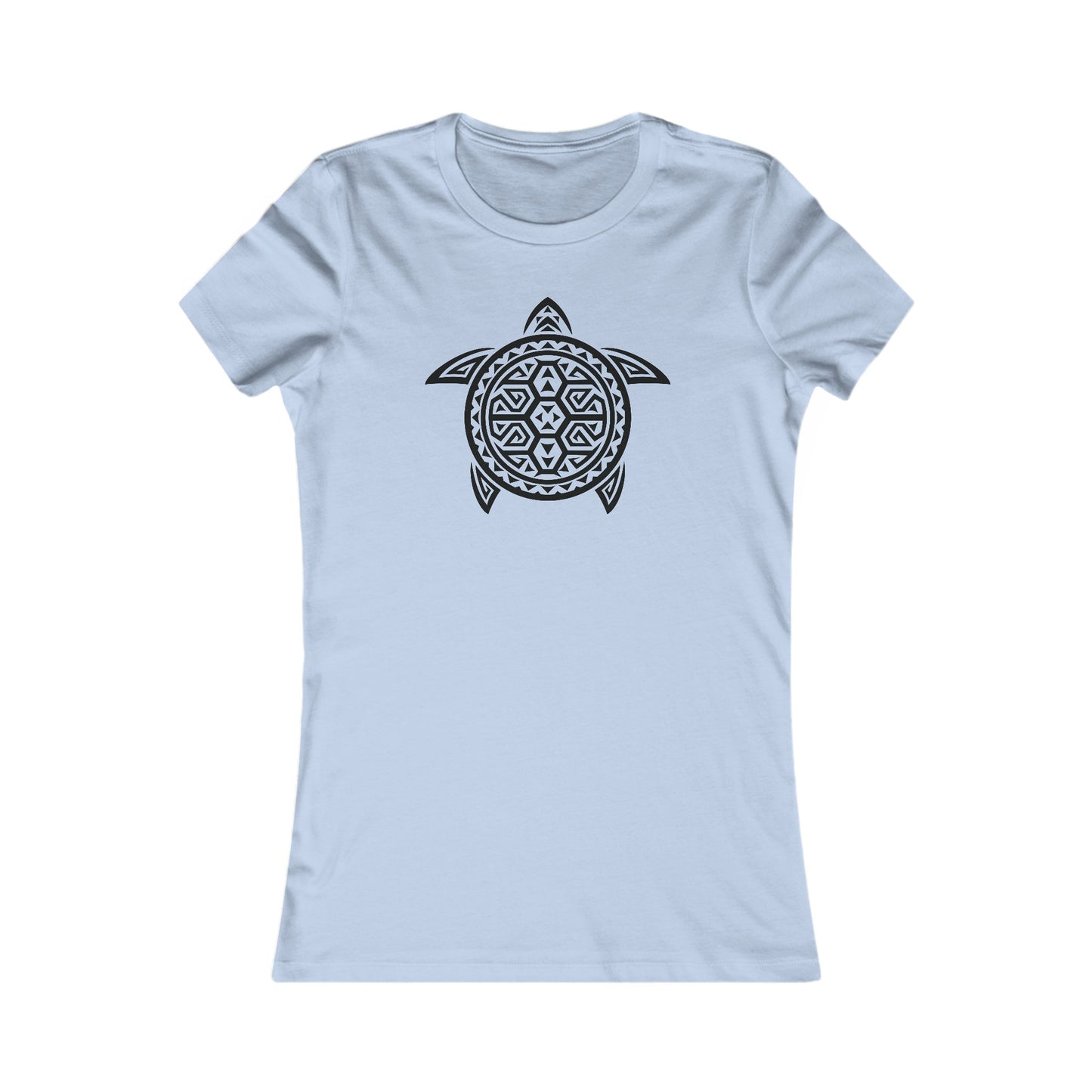 Abstract Turtle Fitted Tee