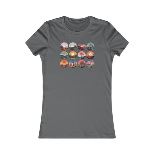 Landscapes Set Fitted Tee