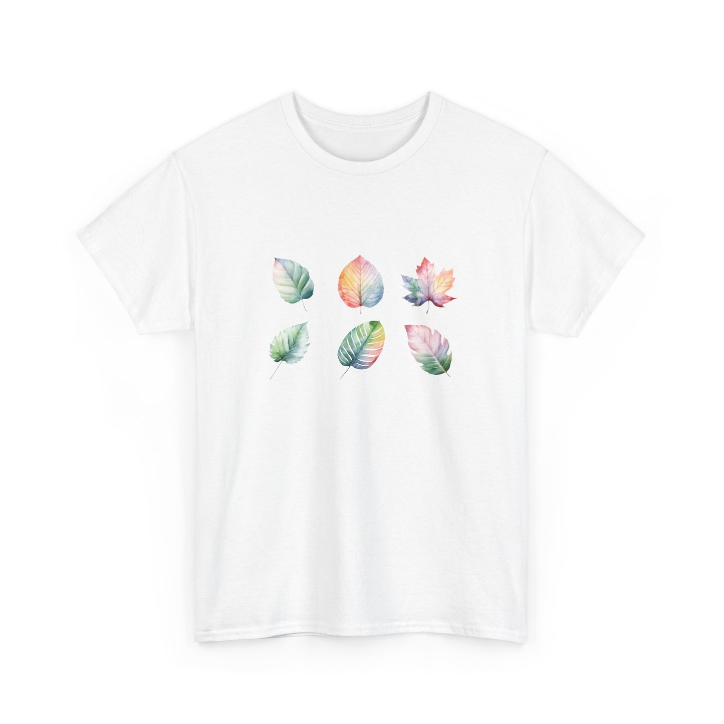 Watercolor Leaf Set Short Sleeve Tee