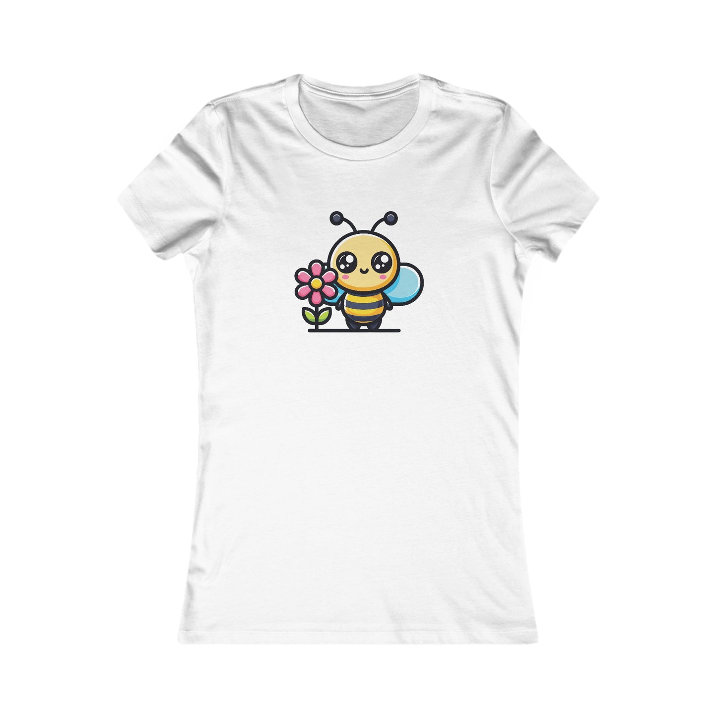 Cute Bee Fitted Tee
