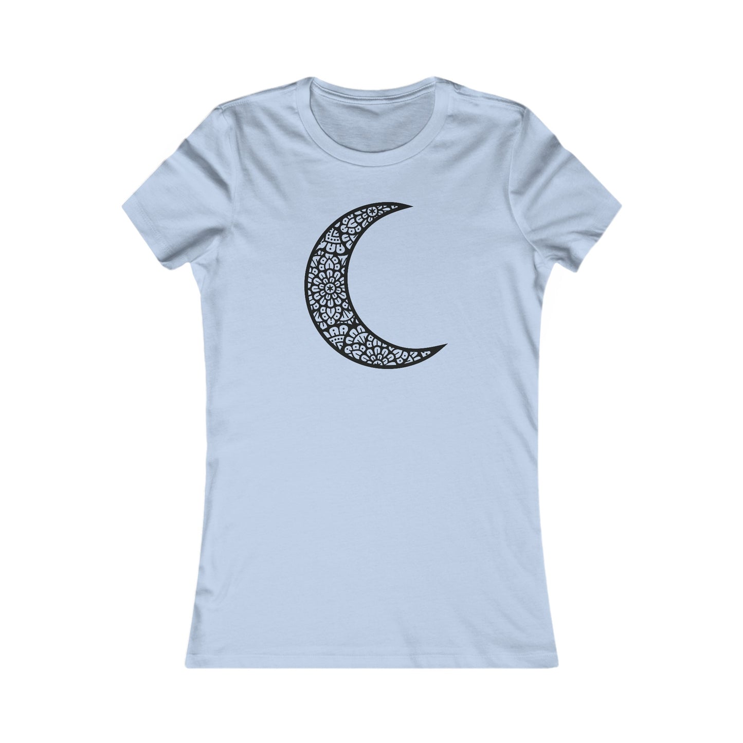 Mandala Moon Fitted Tee