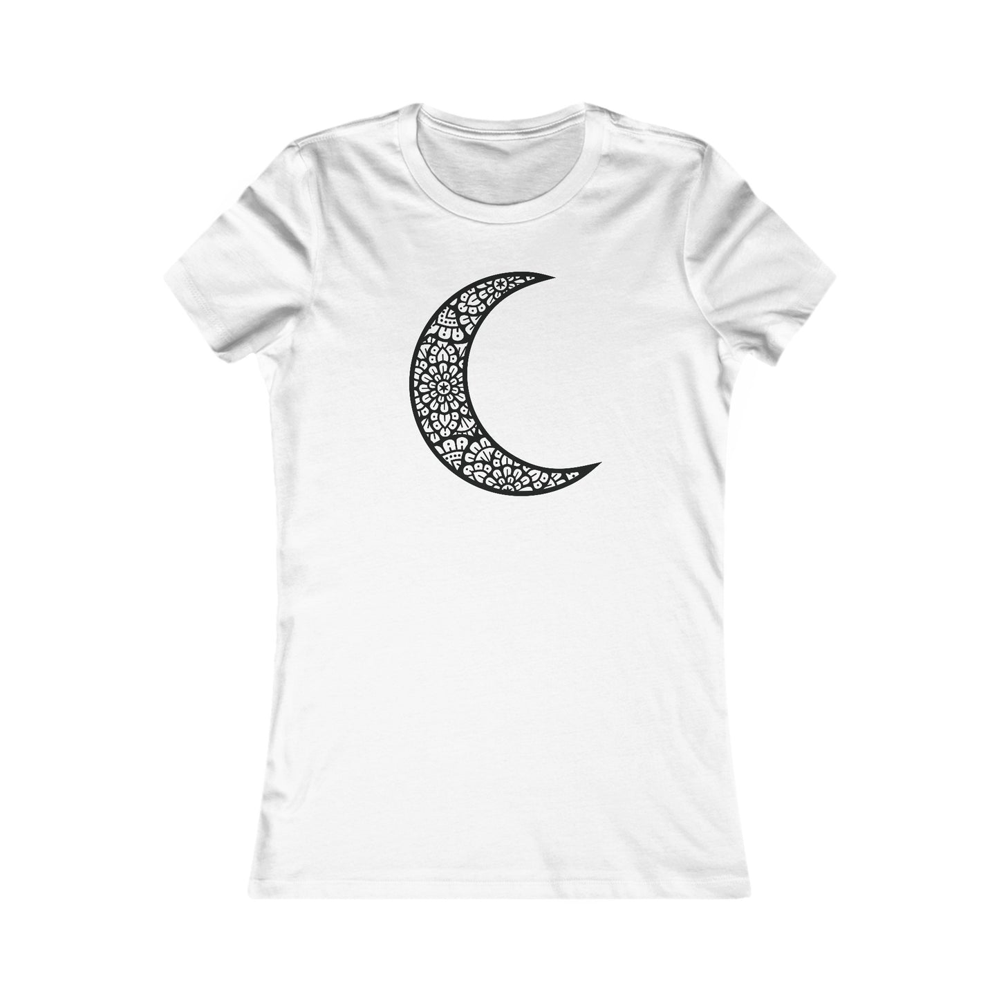 Mandala Moon Fitted Tee
