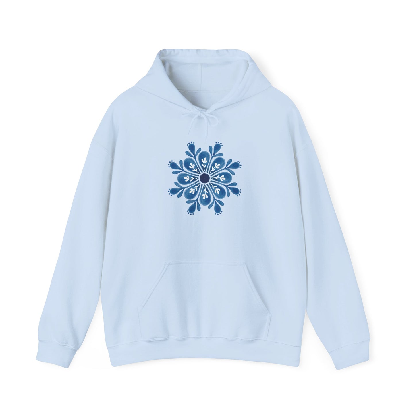 Snowflake Mandala Hooded Sweatshirt
