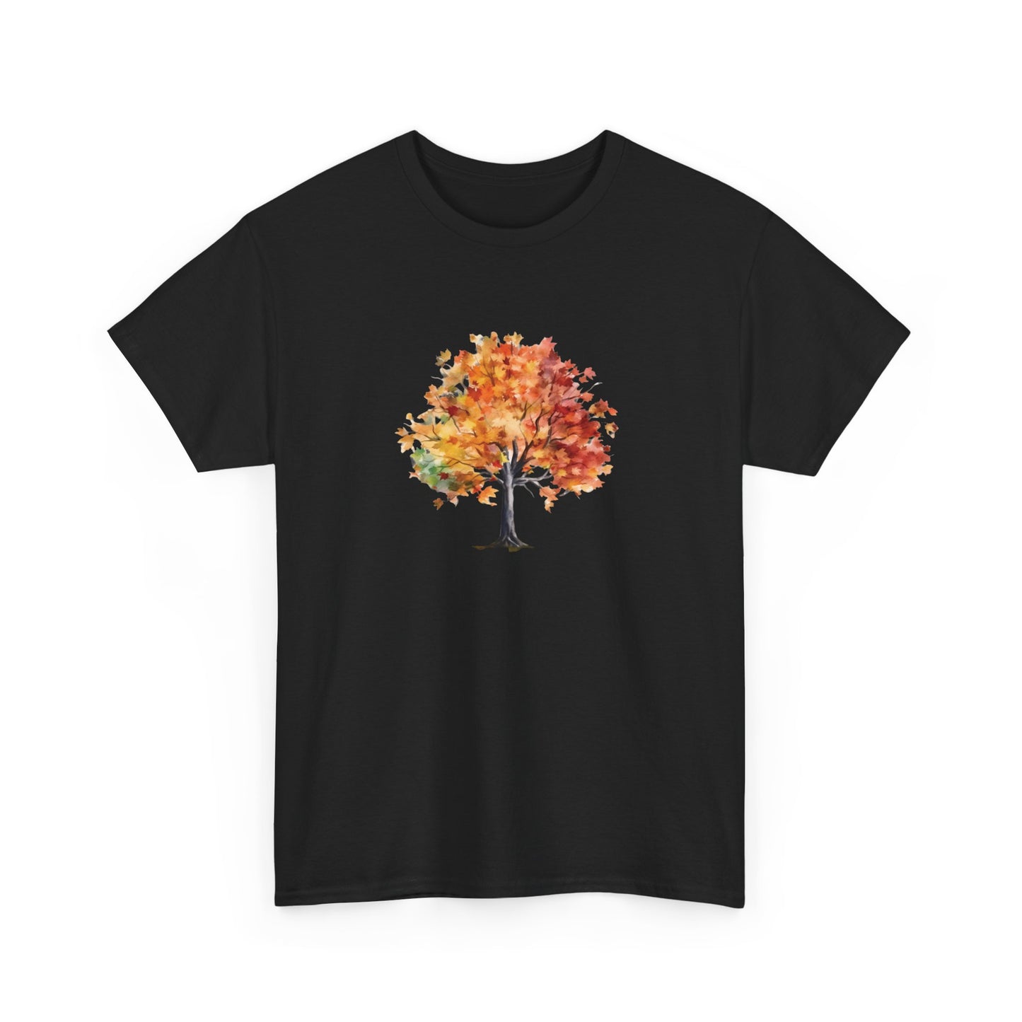 Watercolor Autumn Tree Short Sleeve Tee