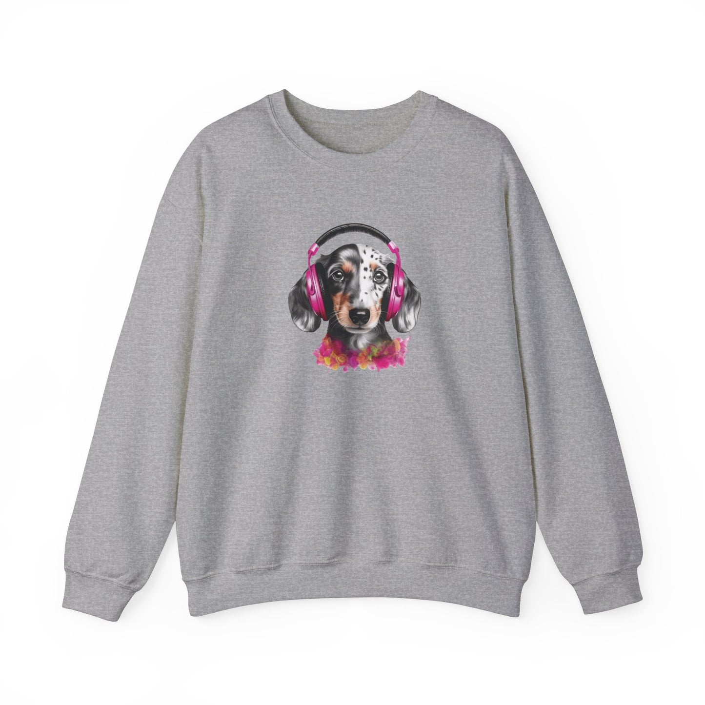 Dog with Headphones Sweatshirt