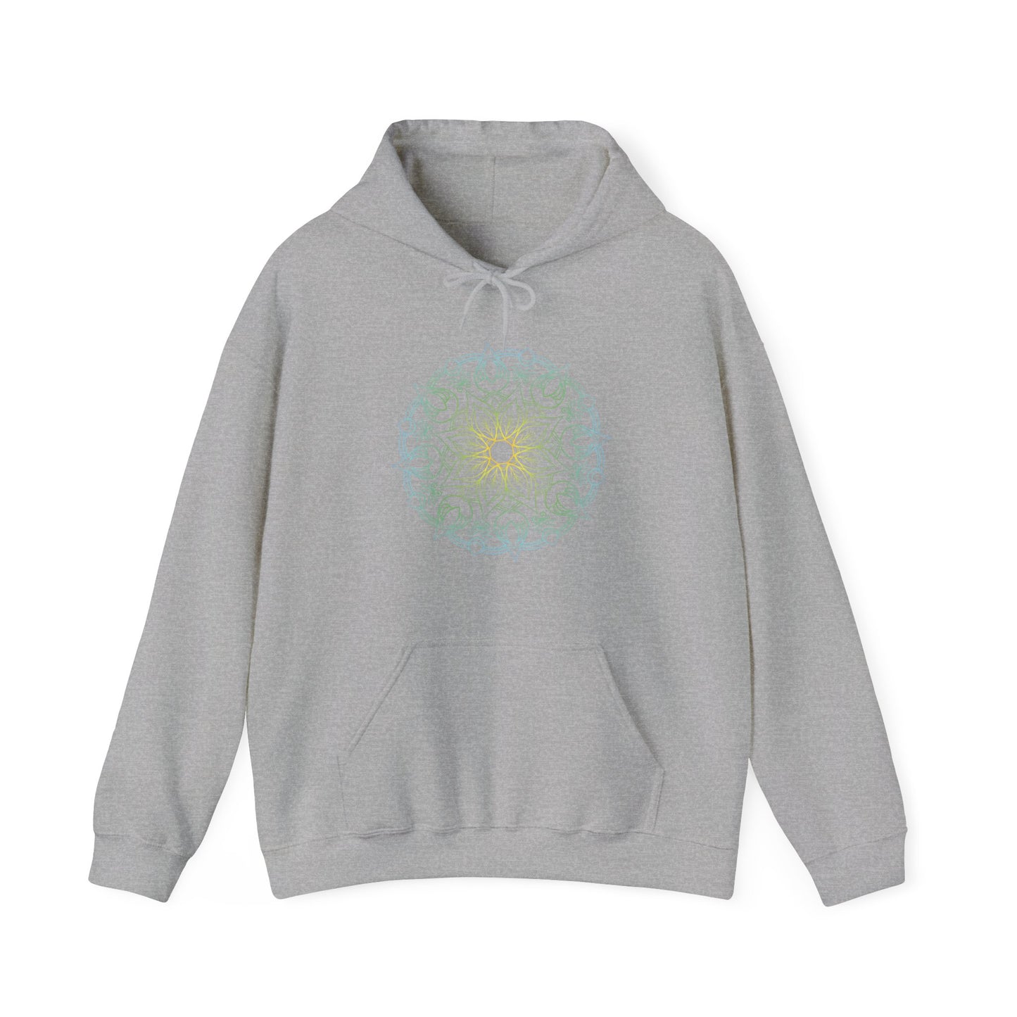 Colorful Mandala Hooded Sweatshirt (011)