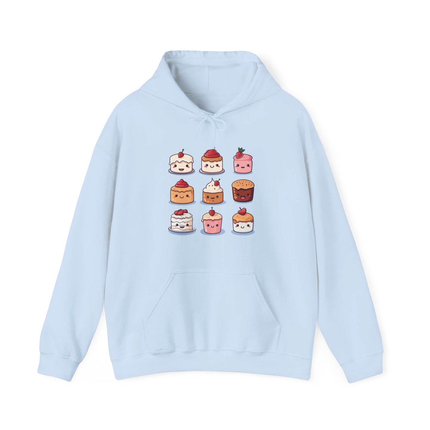 Cute Cake Set Hooded Sweatshirt