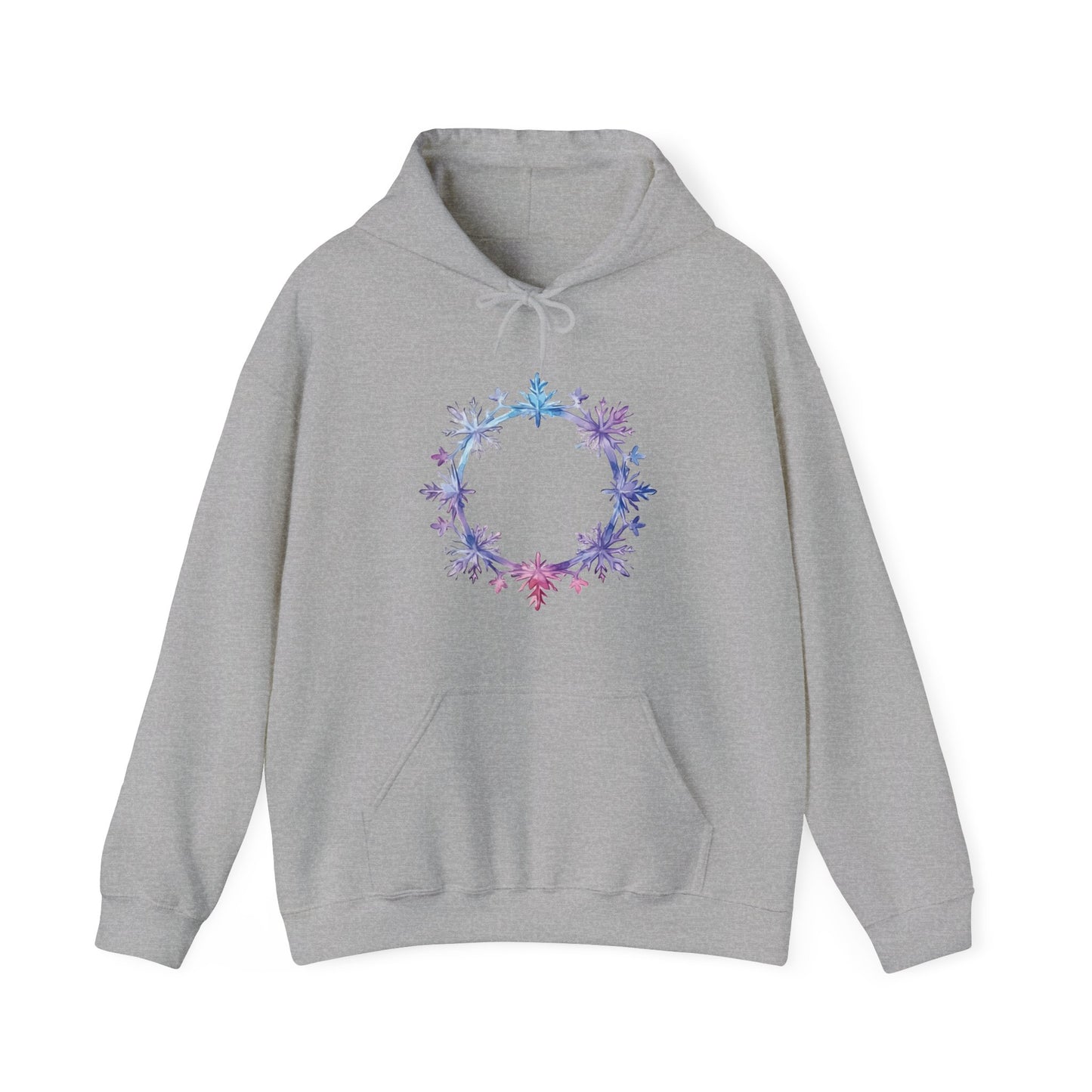 Snowflake Circle Hooded Sweatshirt