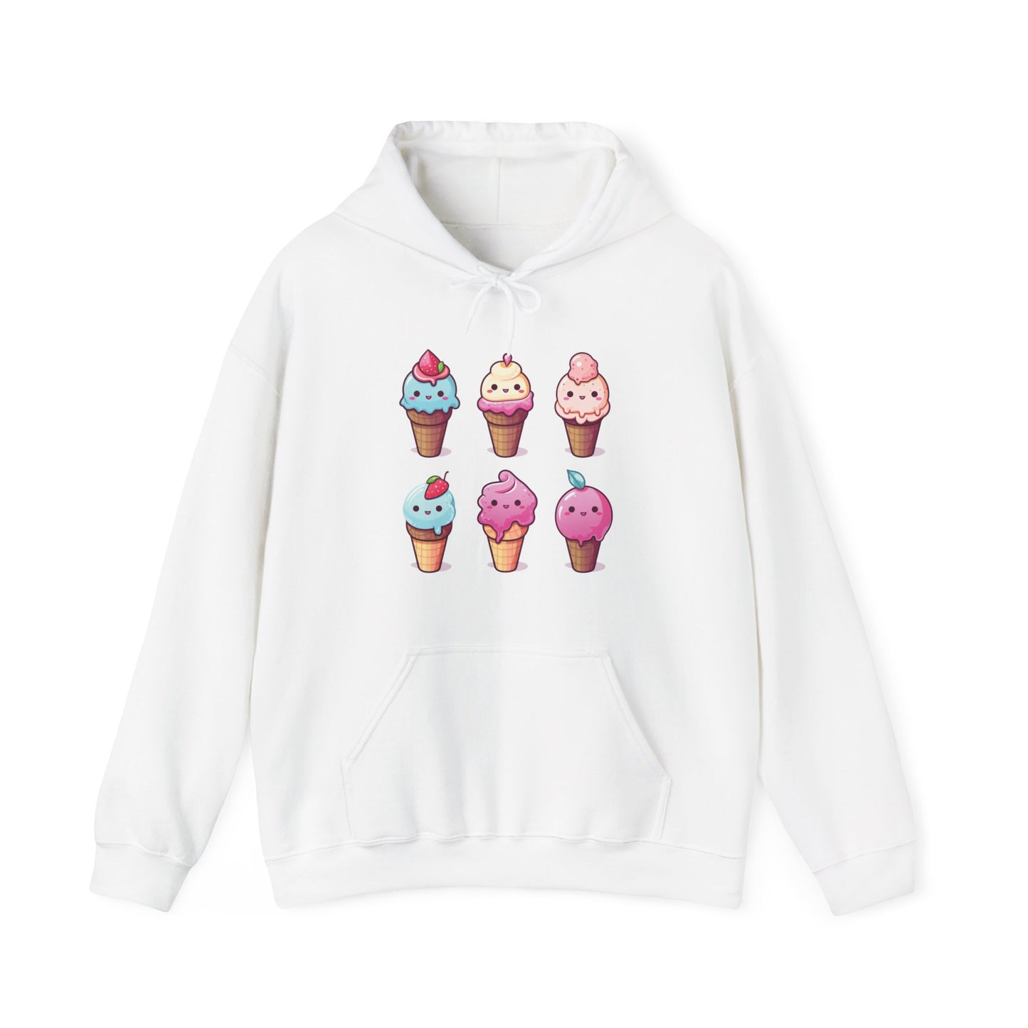 Ice Cream Set Hooded Sweatshirt