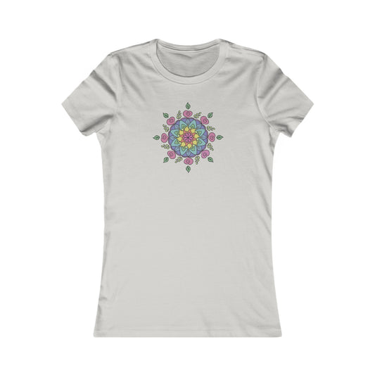 Colorful Mandala Fitted Tee (029)