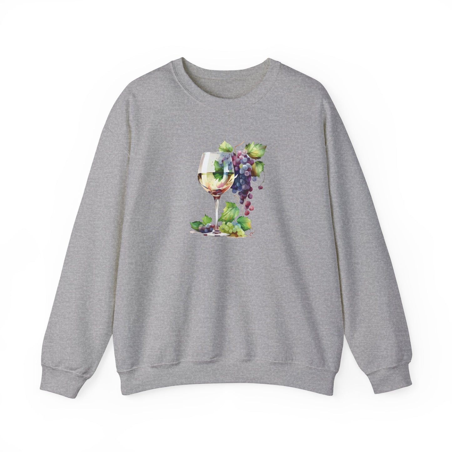 Watercolor White Wine Sweatshirt