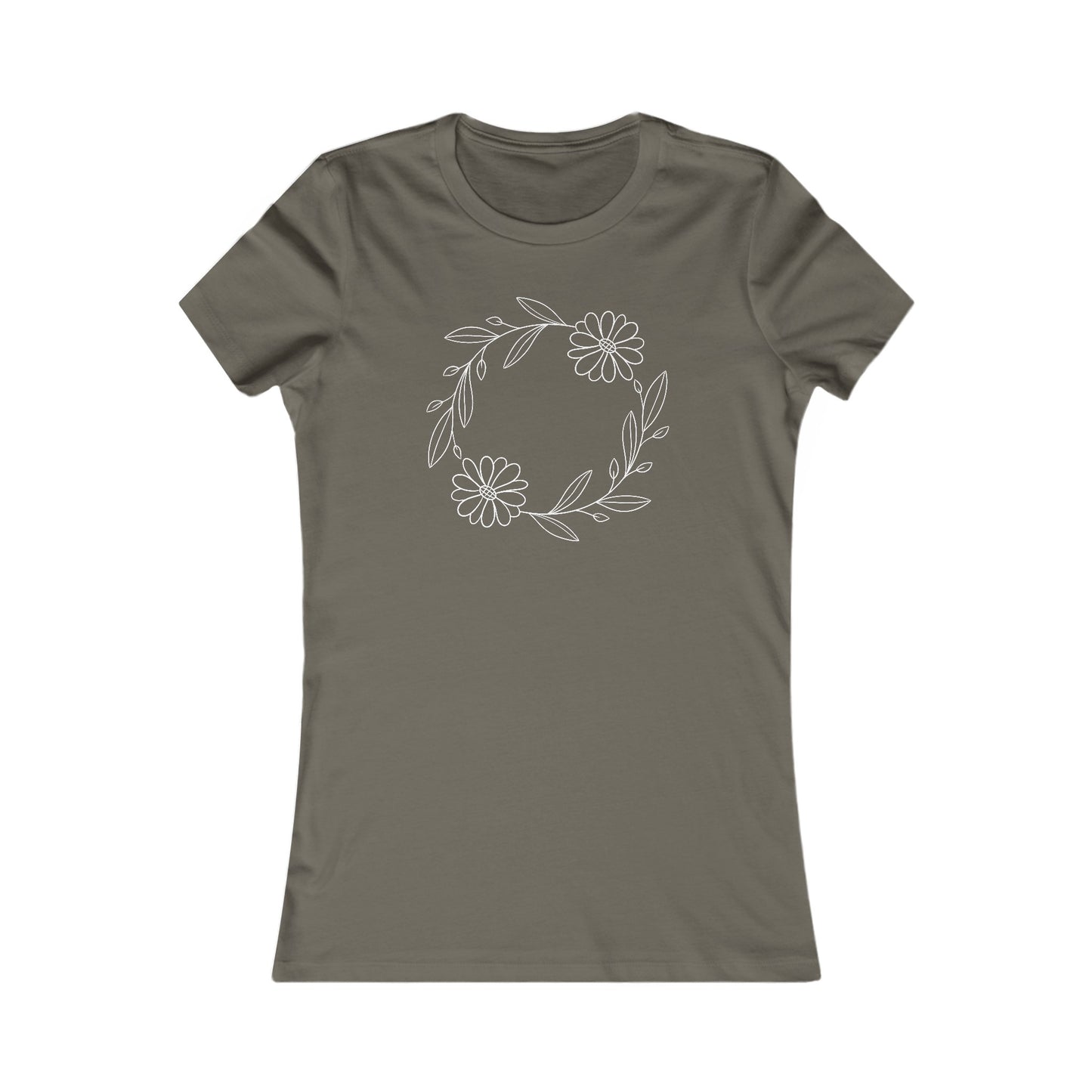 Sunflower Circle Fitted Tee