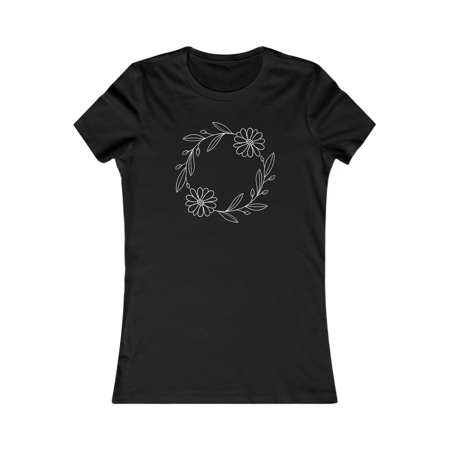 Sunflower Circle Fitted Tee