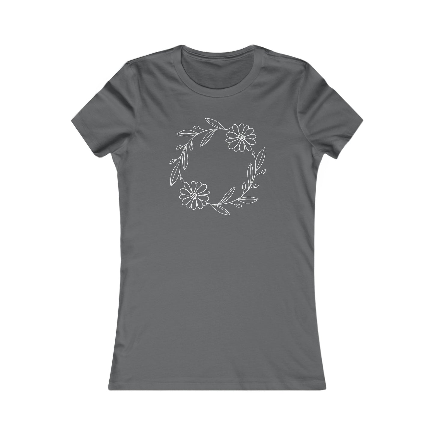 Sunflower Circle Fitted Tee