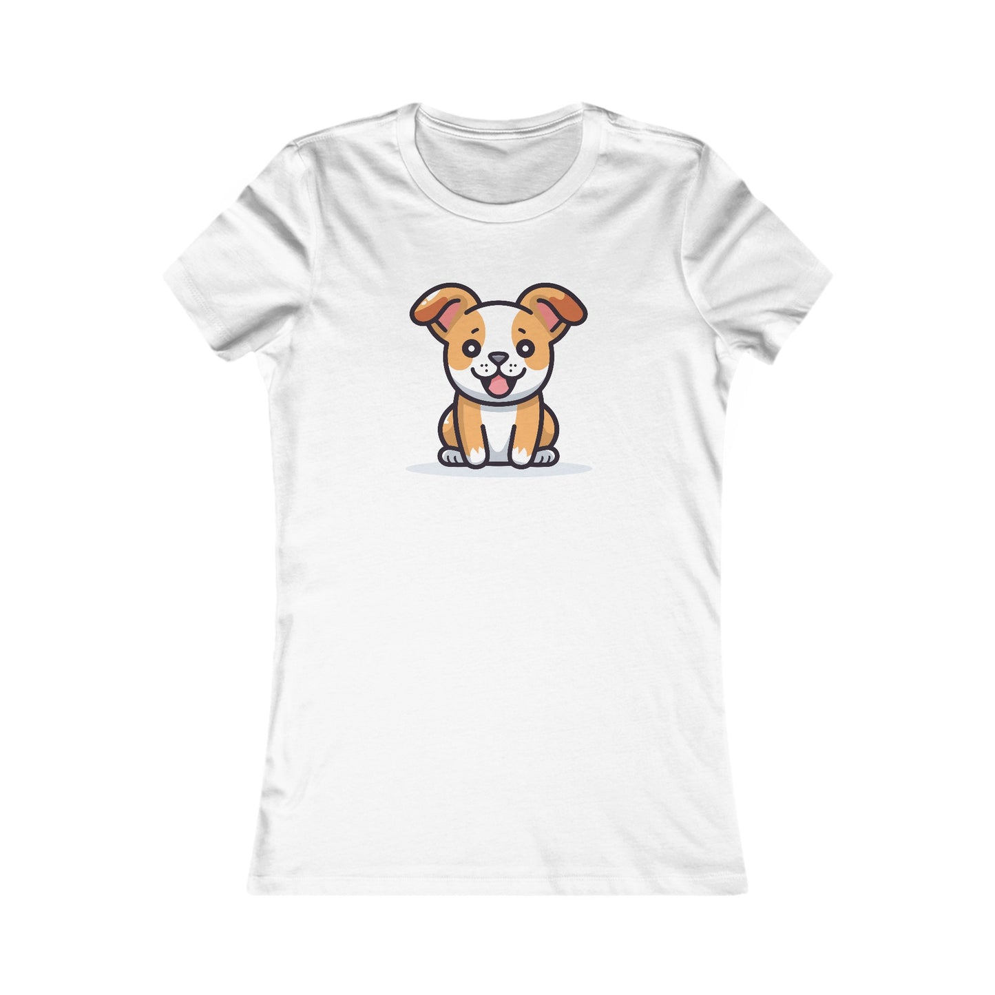 Cute Dog Fitted Tee