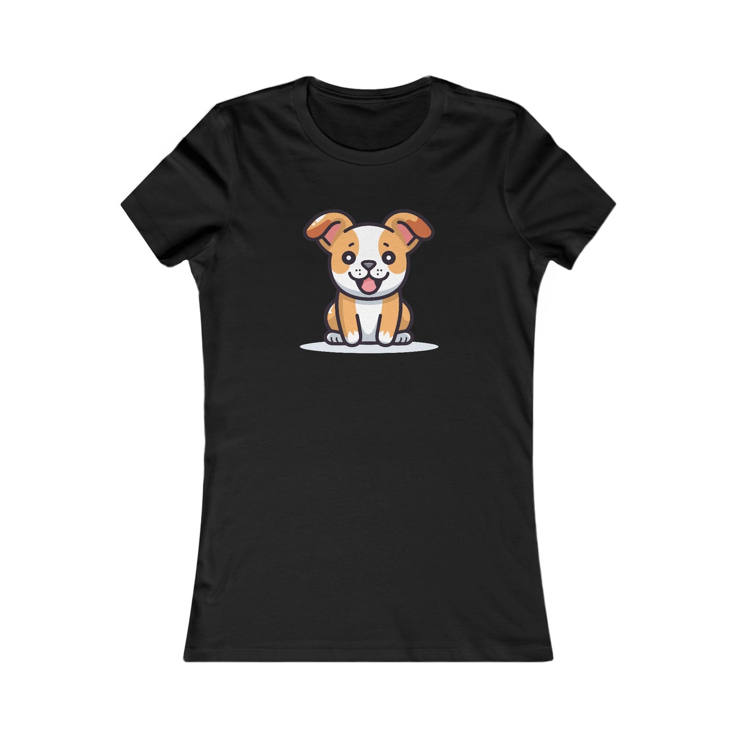 Cute Dog Fitted Tee