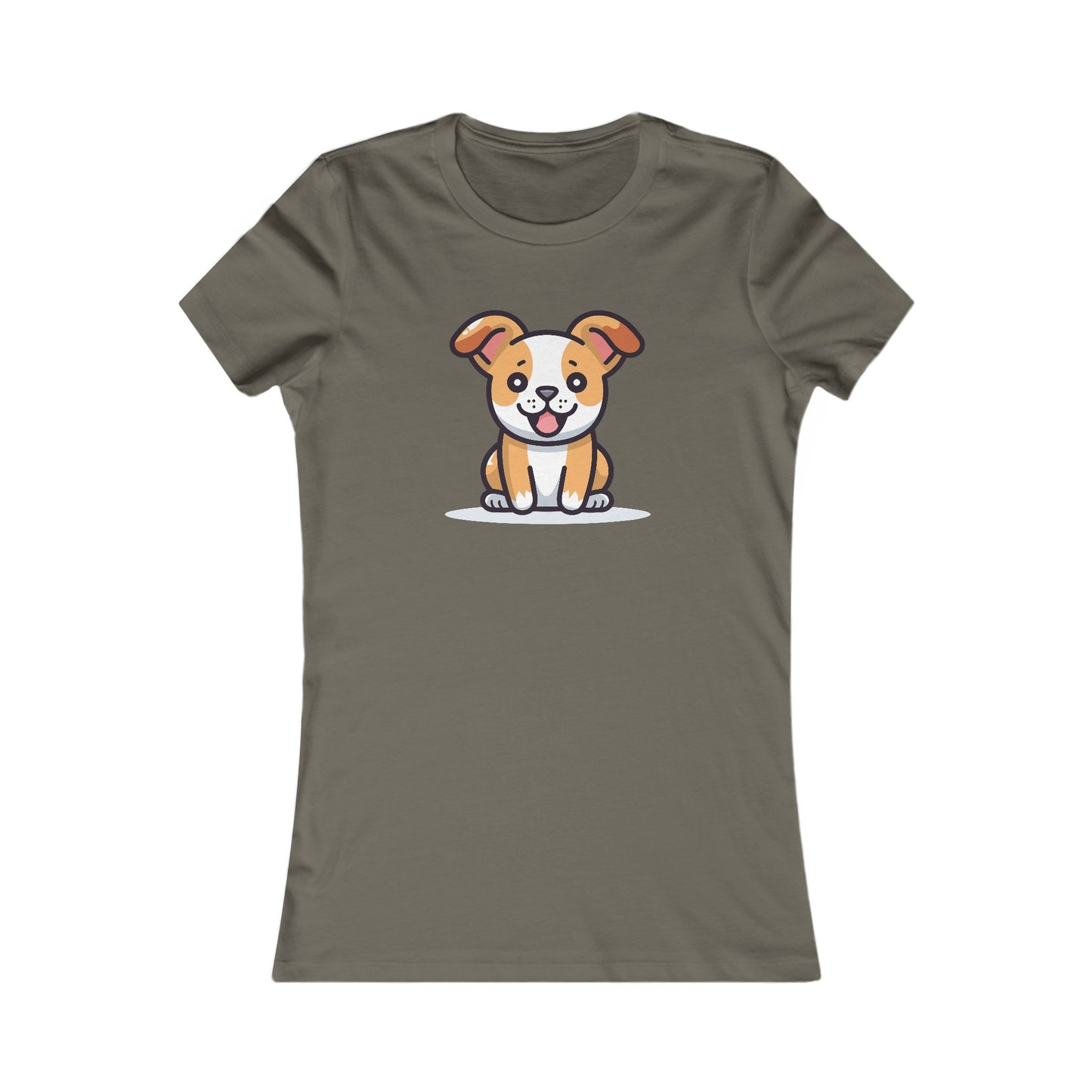 Cute Dog Fitted Tee