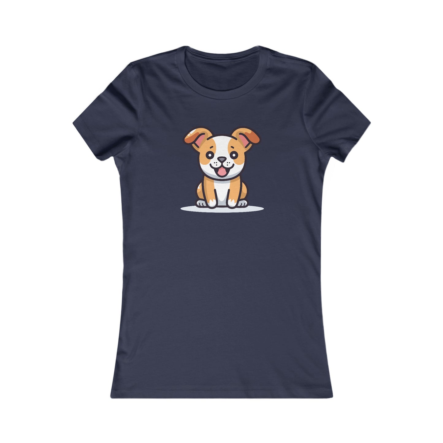 Cute Dog Fitted Tee