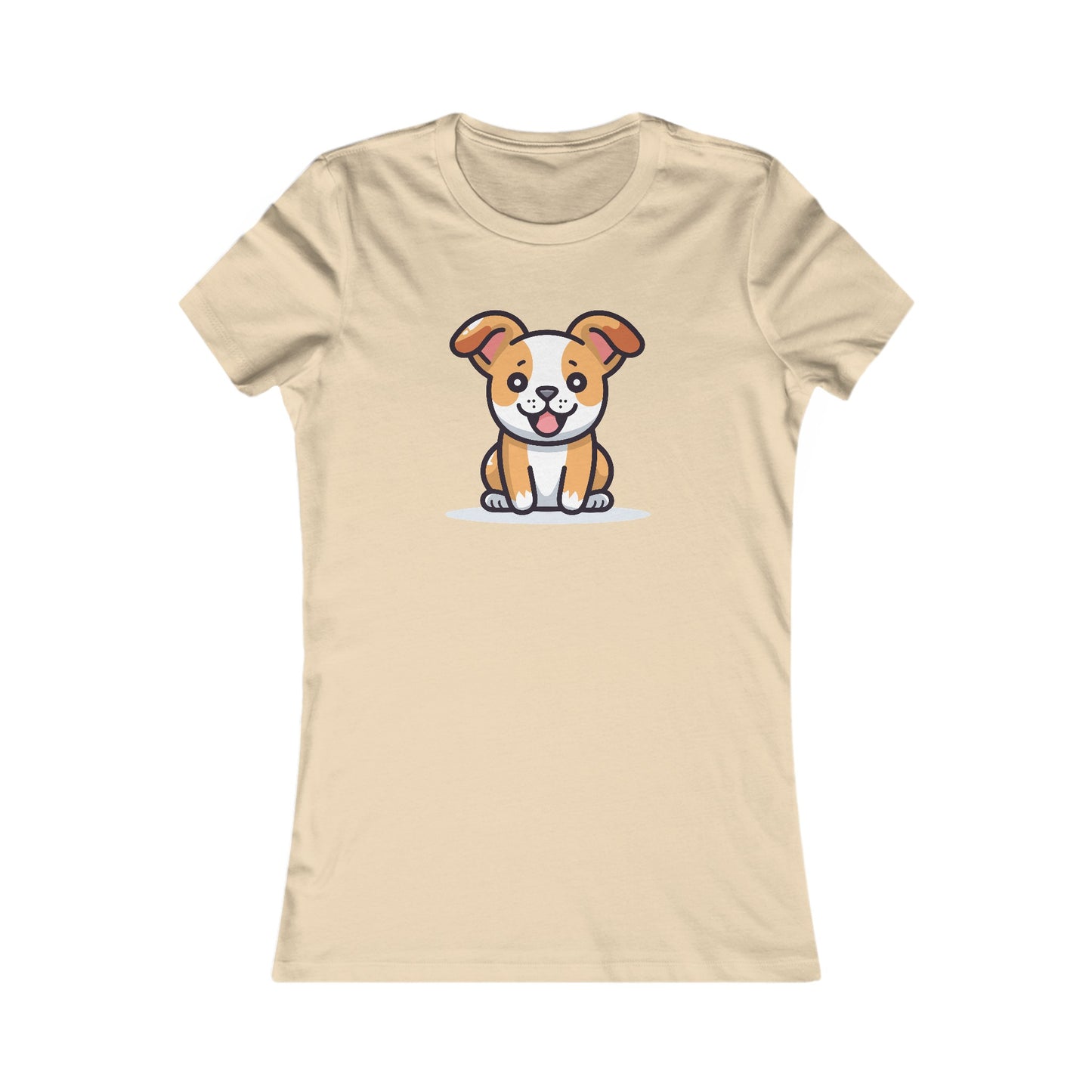 Cute Dog Fitted Tee
