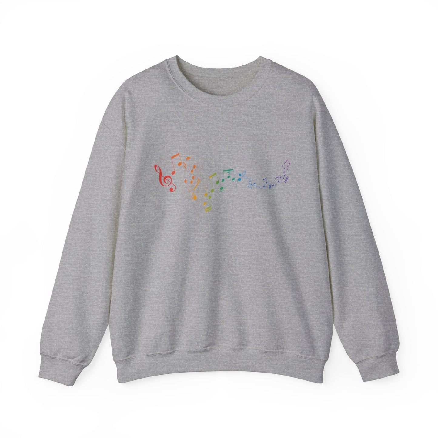 Colorful Music Notes Sweatshirt