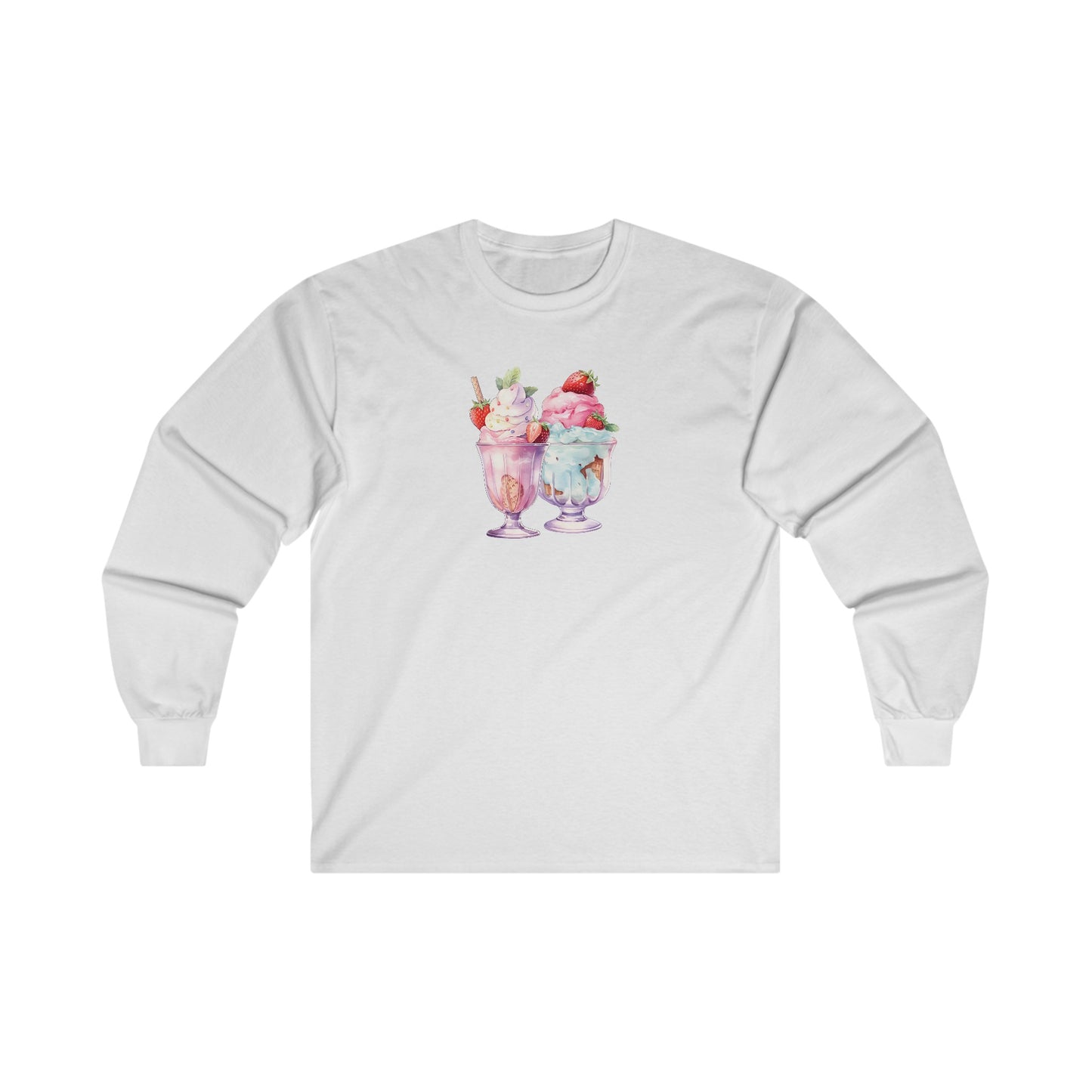 Ice Cream Sundae Long Sleeve Tee