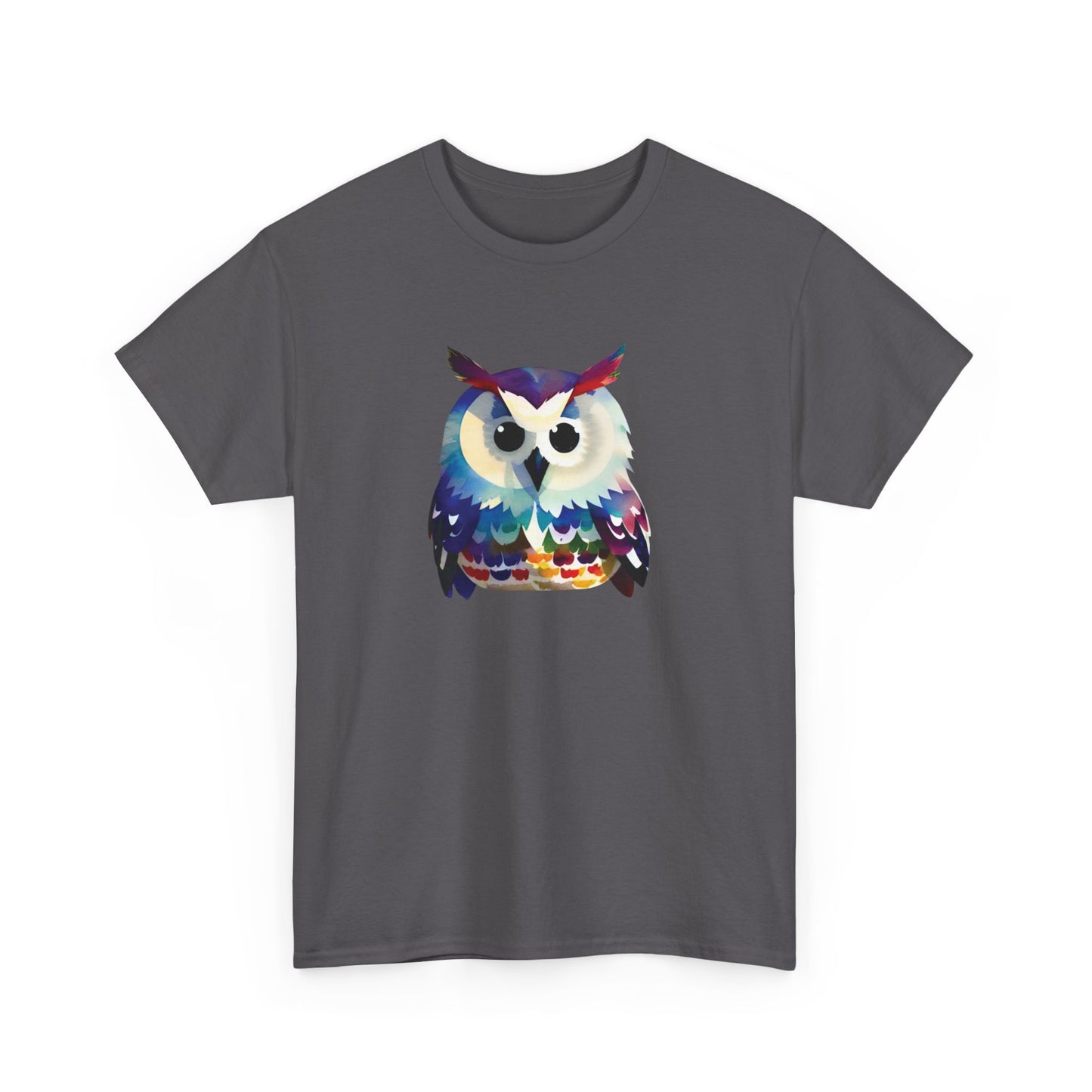 Watercolor Owl Short Sleeve Tee