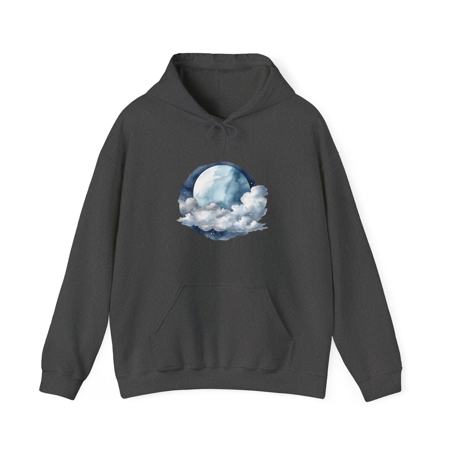Moon and Clouds Hooded Sweatshirt