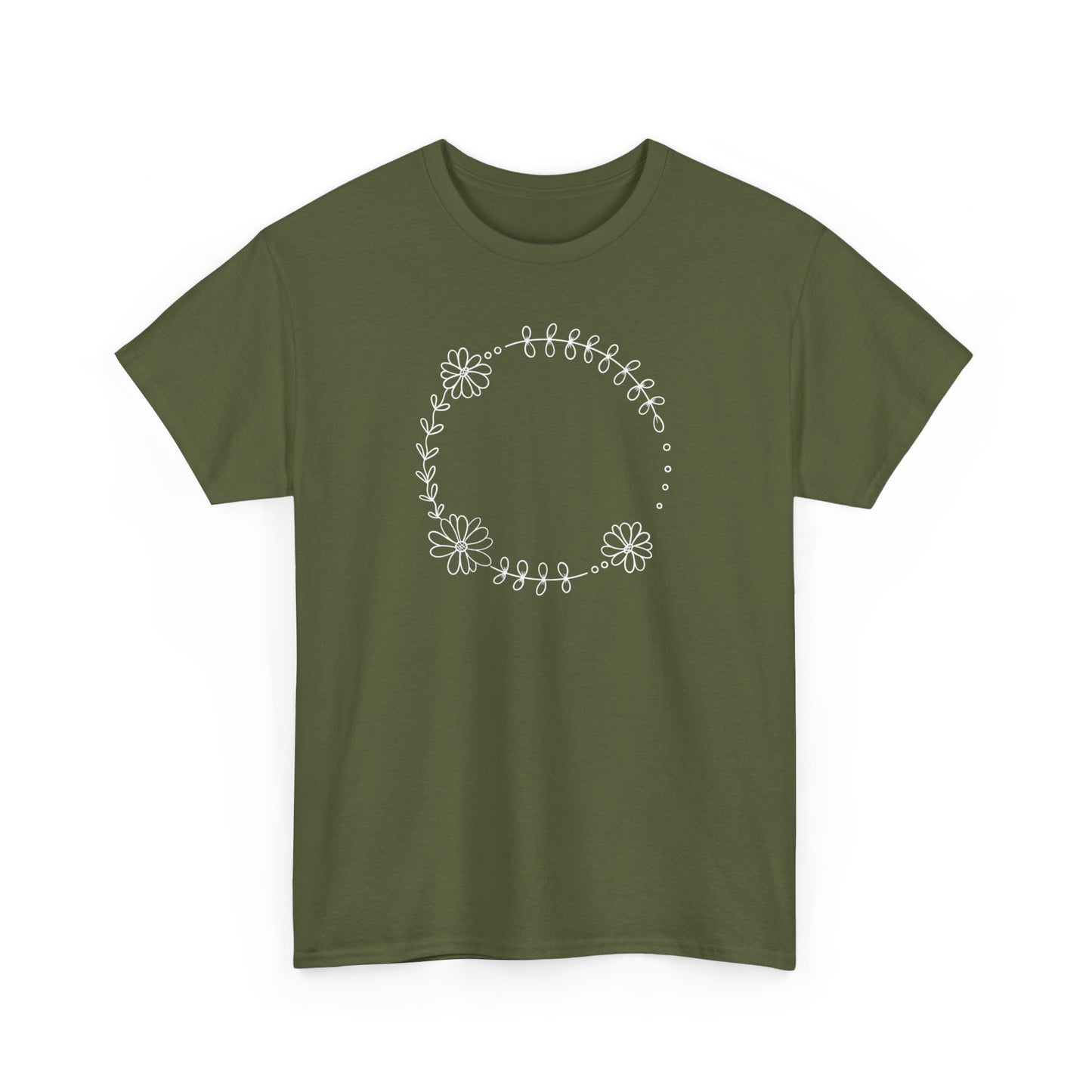 Triple Sunflower Circle Short Sleeve Tee
