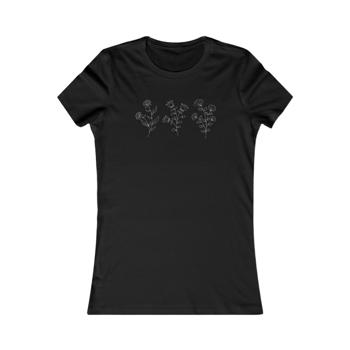 Flower Set Fitted Tee