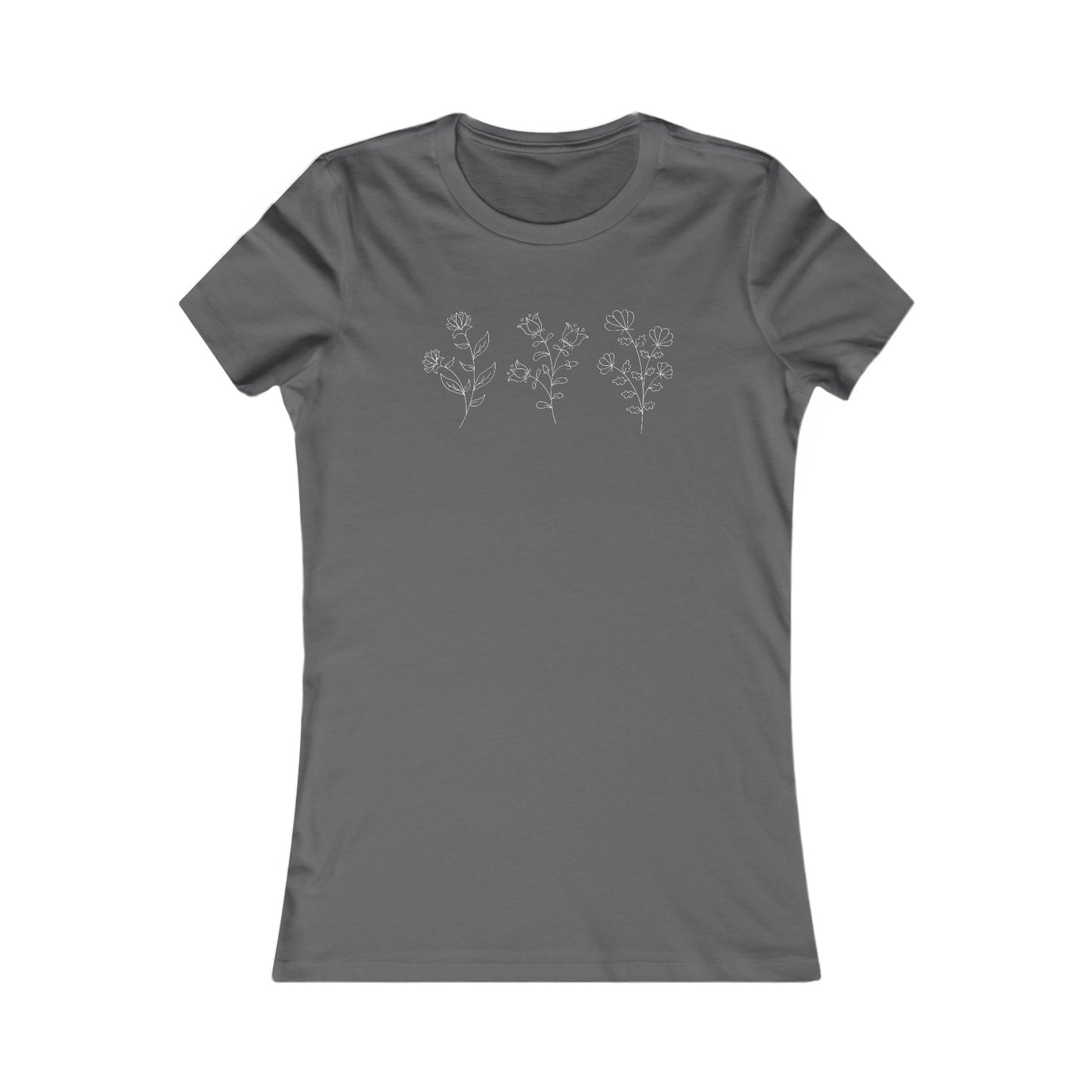 Flower Set Fitted Tee