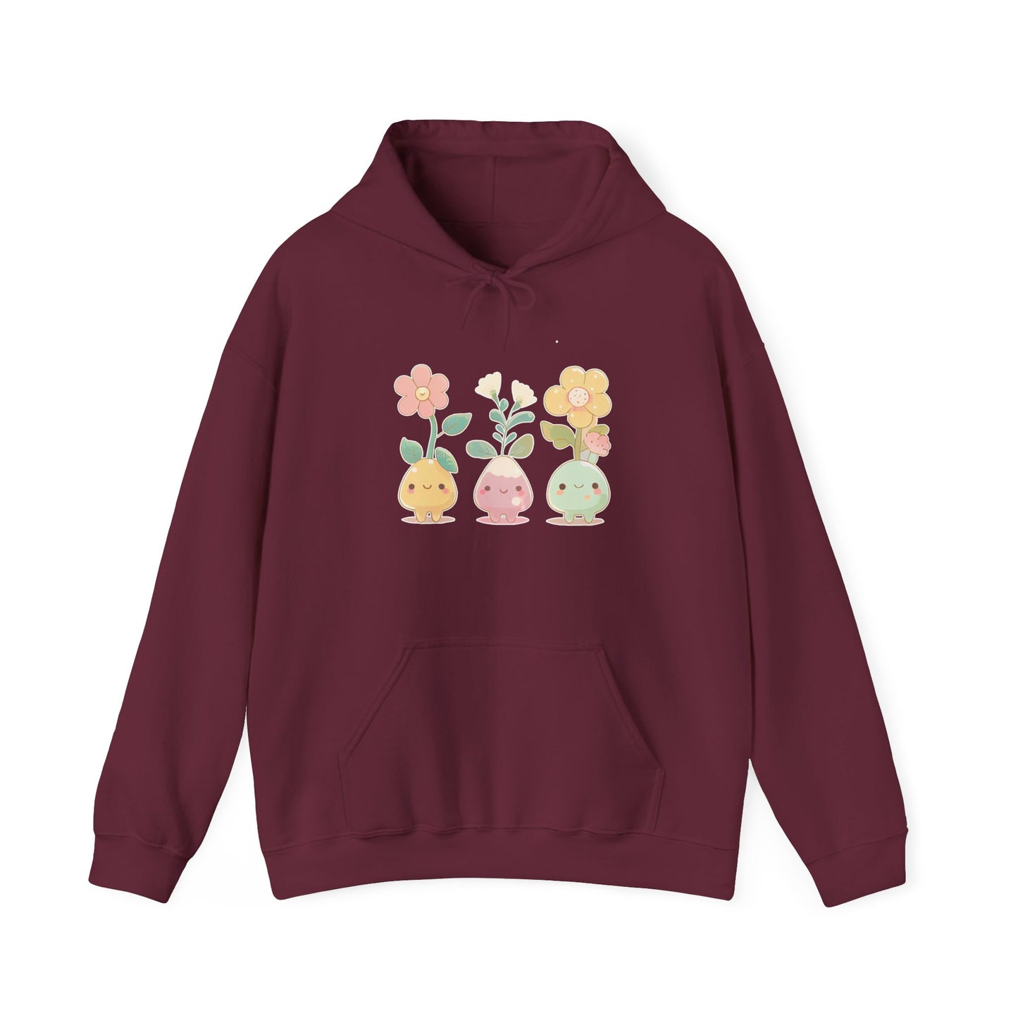 Cute Flower Set Hooded Sweatshirt
