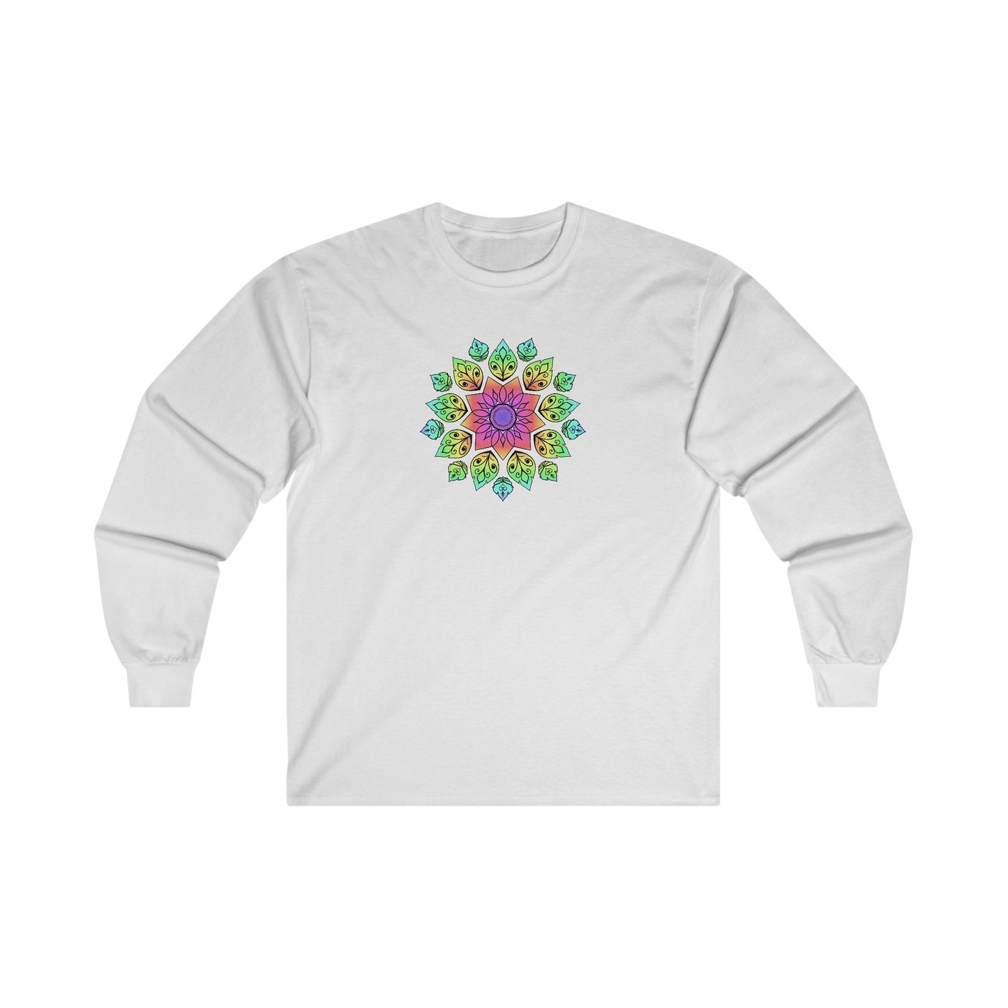 Colorful Mandala Long Sleeve Tee (004)