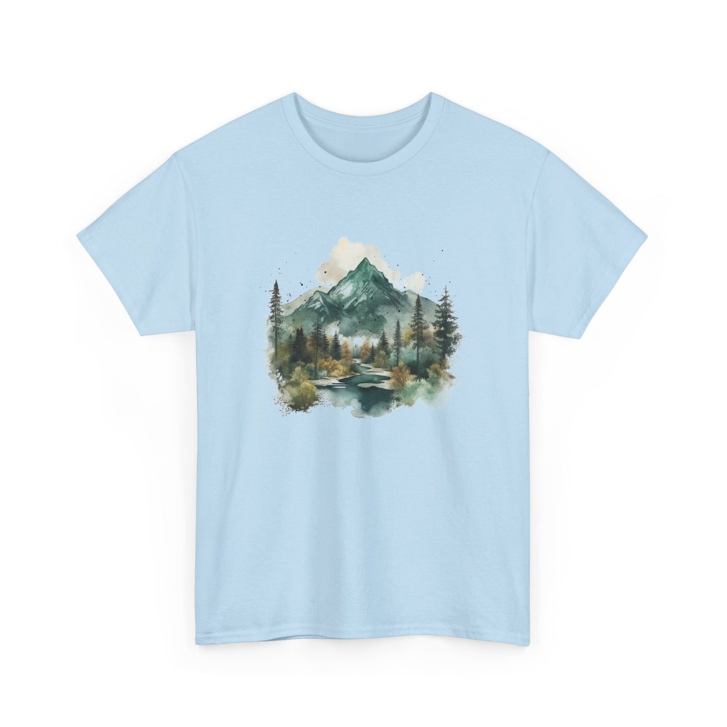 Watercolor Mountains Short Sleeve Tee