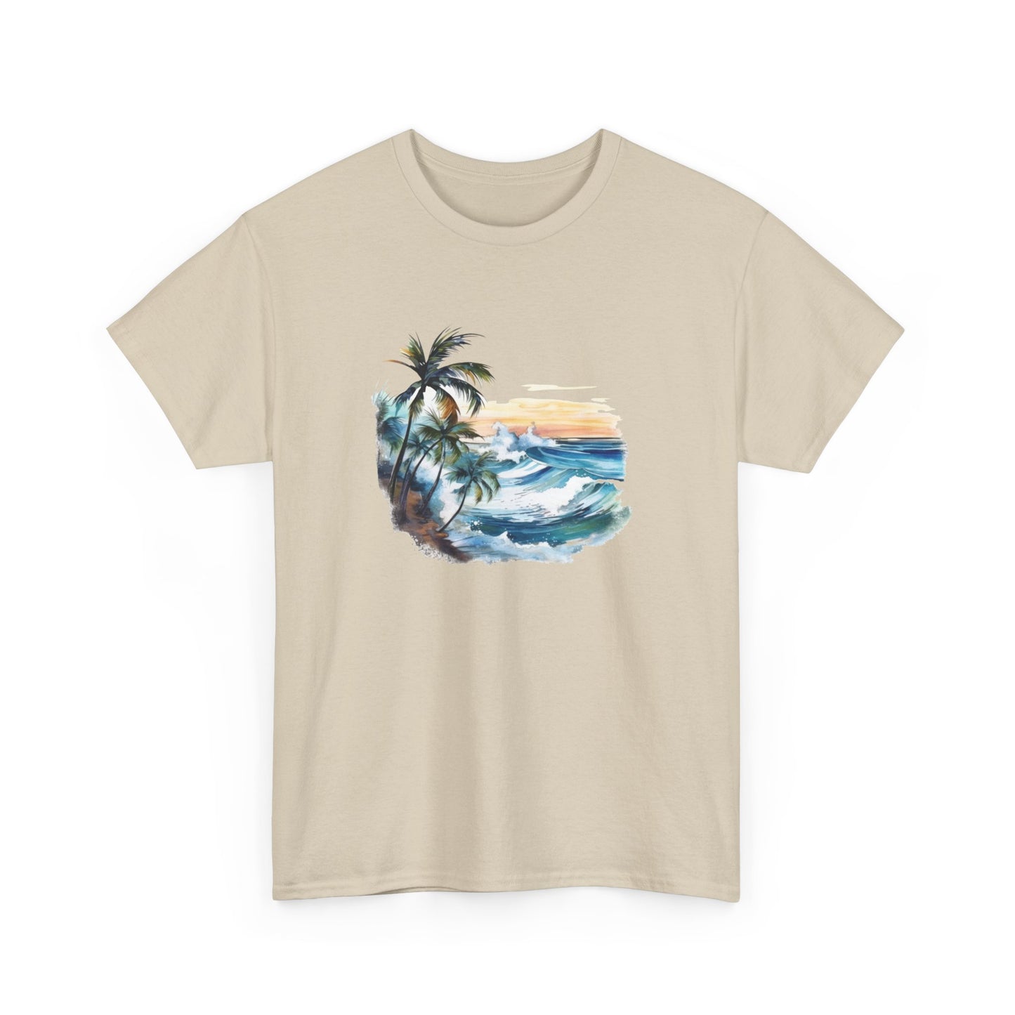 Watercolor Tropical Short Sleeve Tee