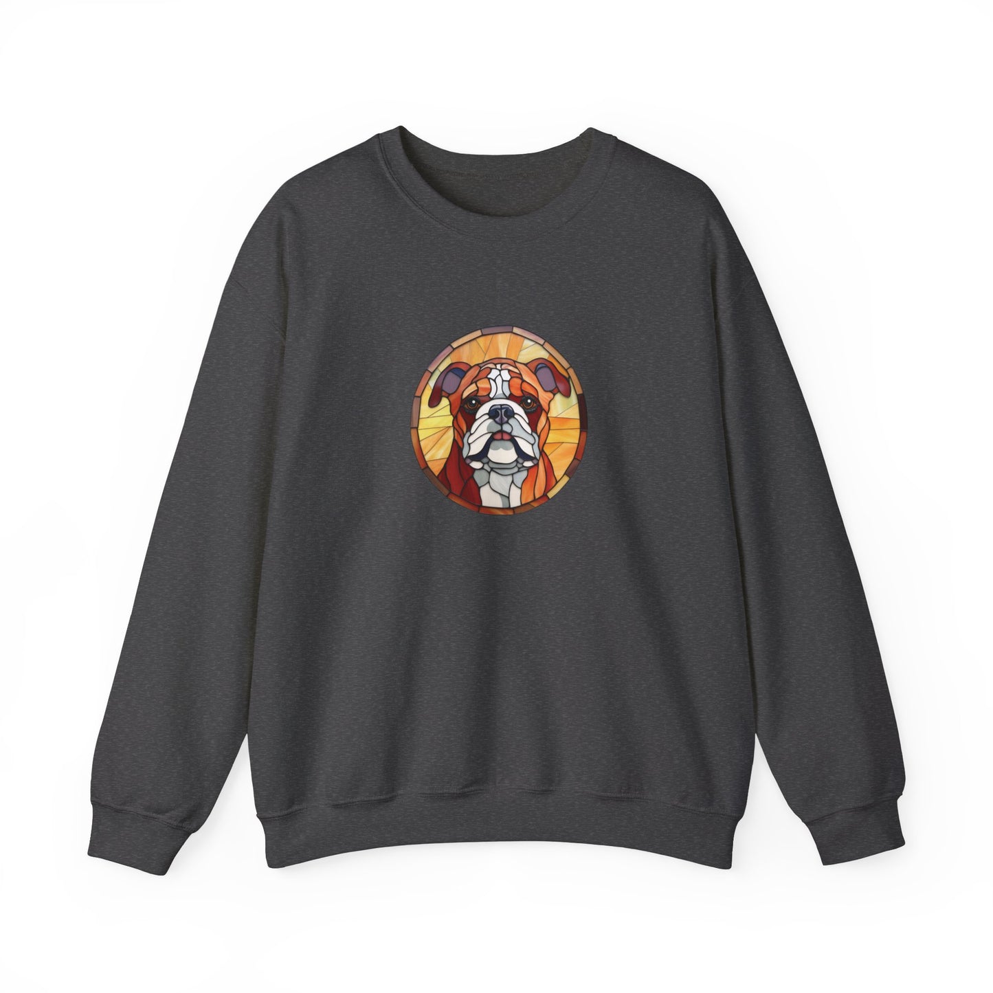 Stained Glass Bulldog Sweatshirt