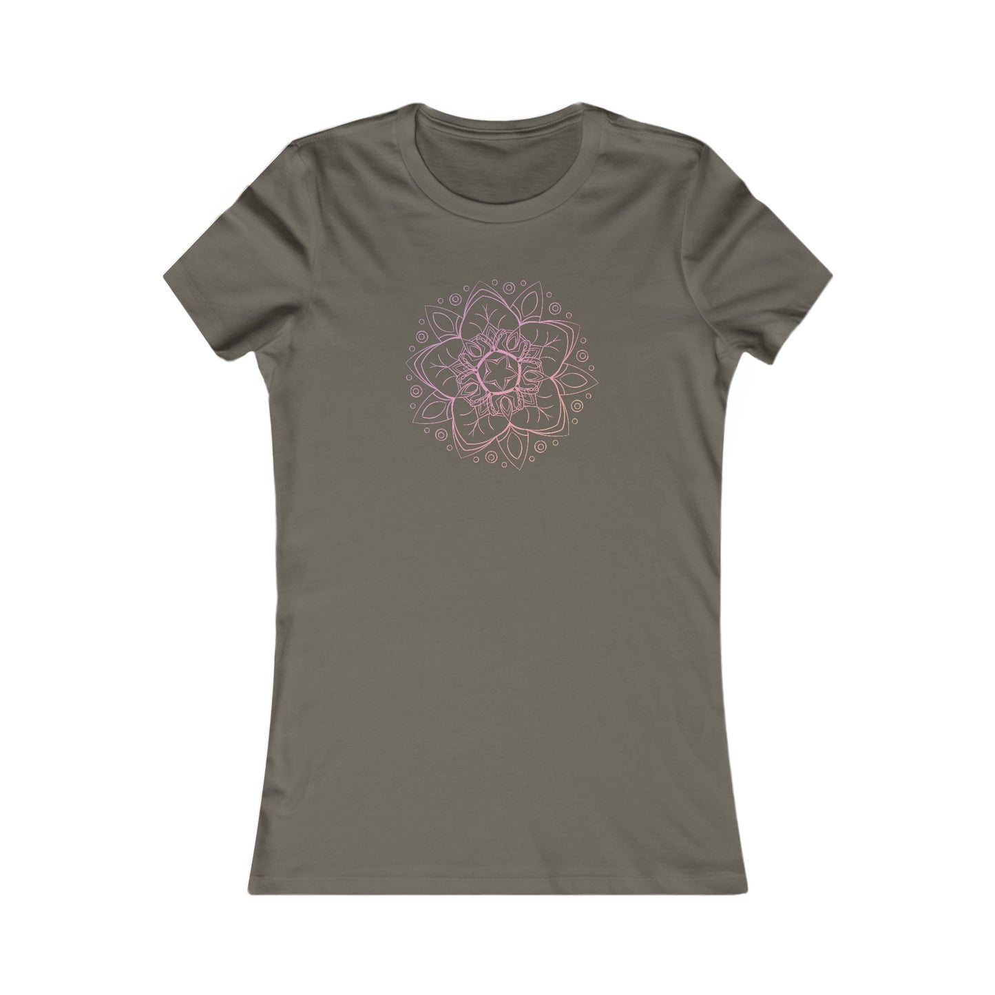 Colorful Mandala Fitted Tee (008)