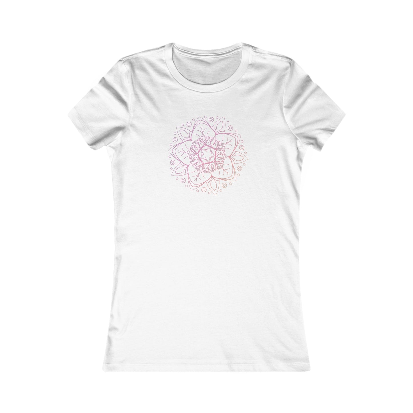 Colorful Mandala Fitted Tee (008)