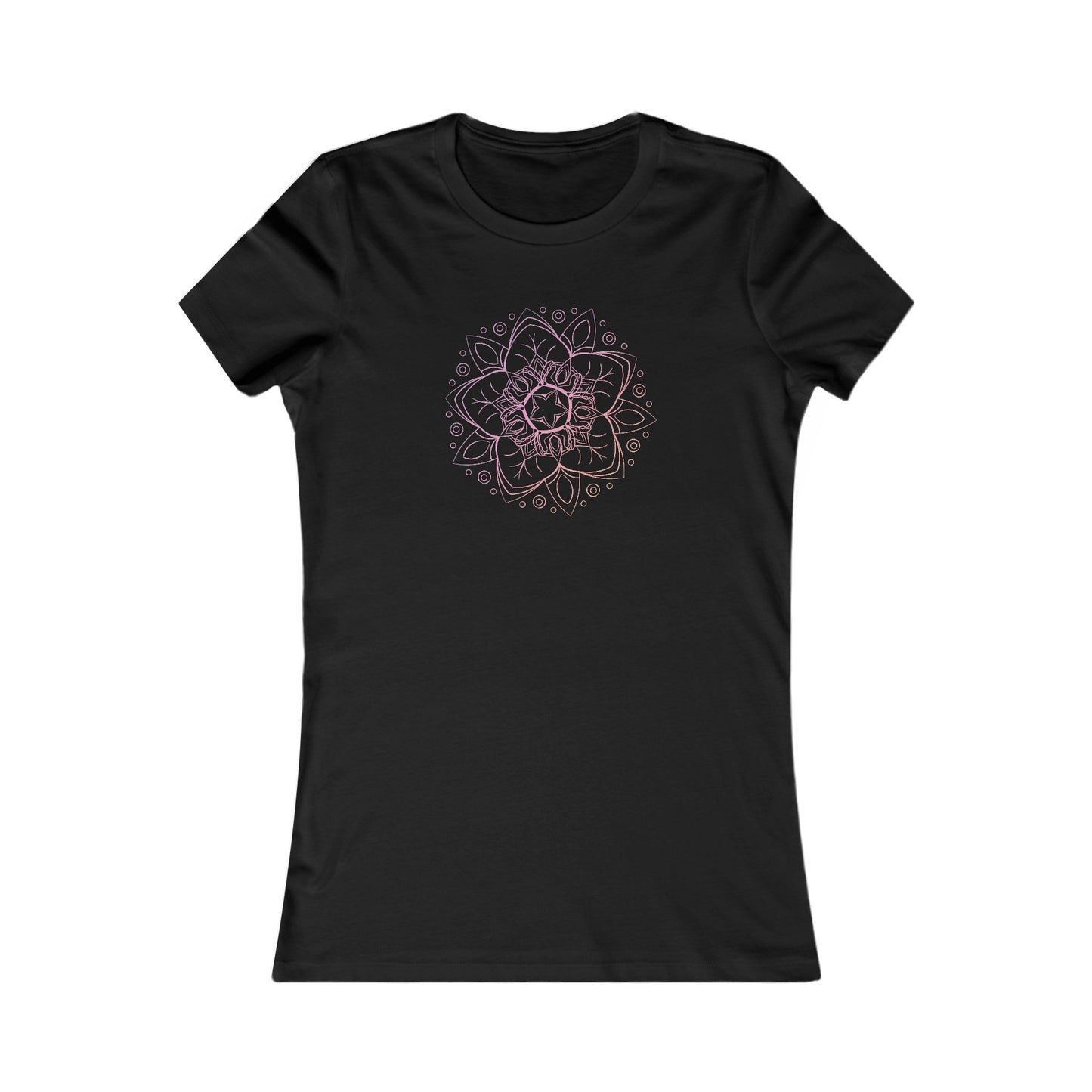 Colorful Mandala Fitted Tee (008)